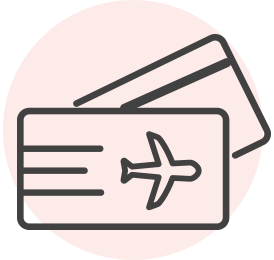 航空券のアイコン